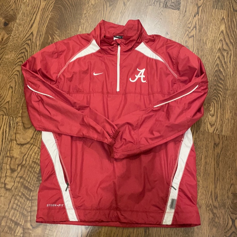 Nike Storm Fit ALABAMA Windbreaker. 1/4 zip size small